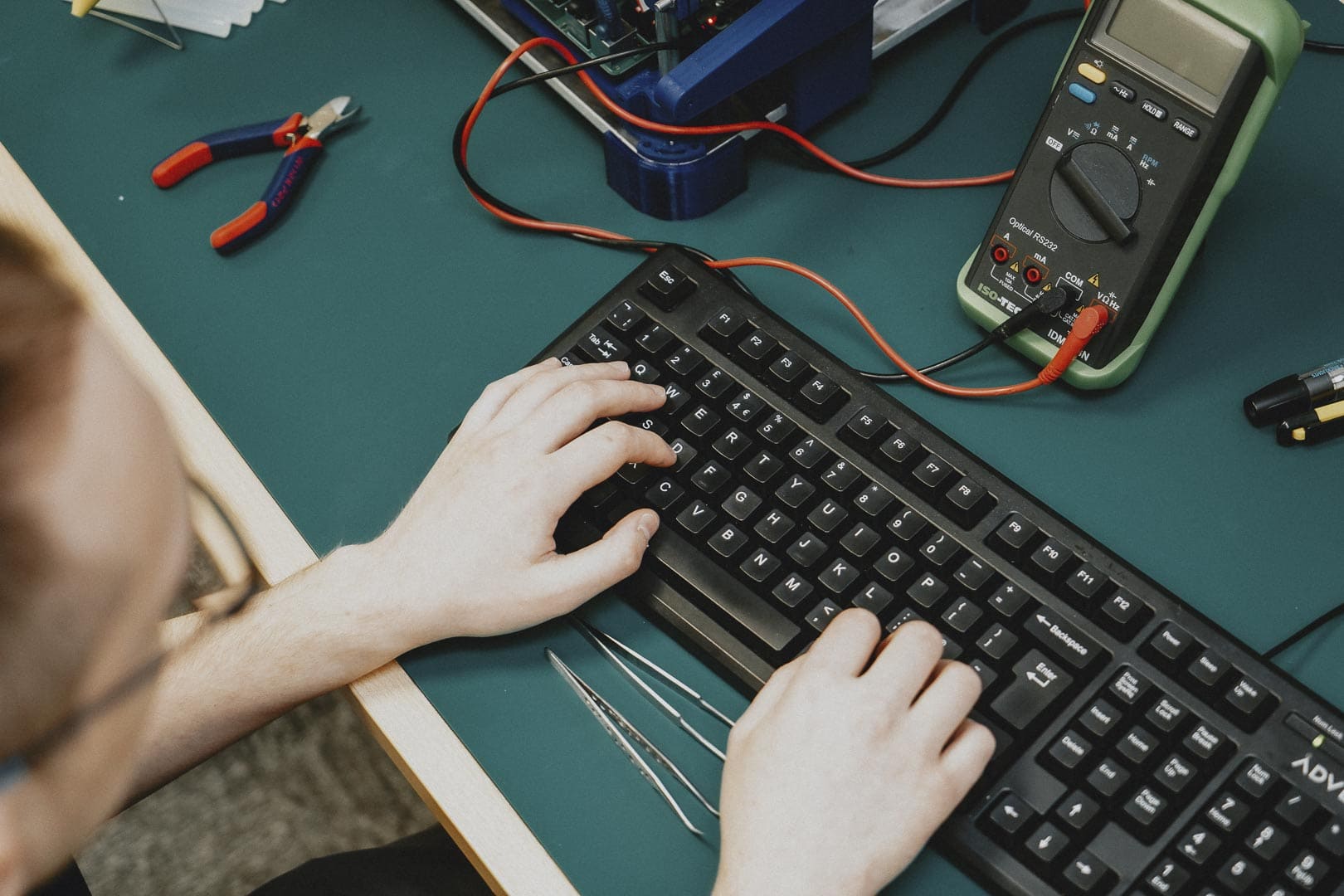Calculating cost reduction on a computer keyboard