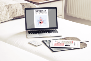 Startups laptop