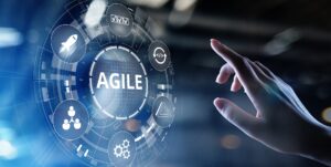 Agile,Development,Methodology,Concept,On,Virtual,Screen.,Technology,Concept.